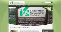 Desktop Screenshot of georgestreetnaturopathic.com